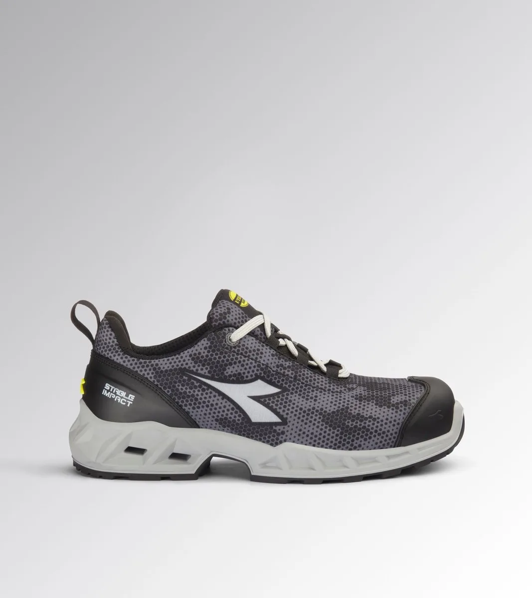 SHARK SI LOW S1PS FO SR SC GRAY/BLACK (C2539) von Diadora Utility, Grau, Schwarz, 43 – Produktbild