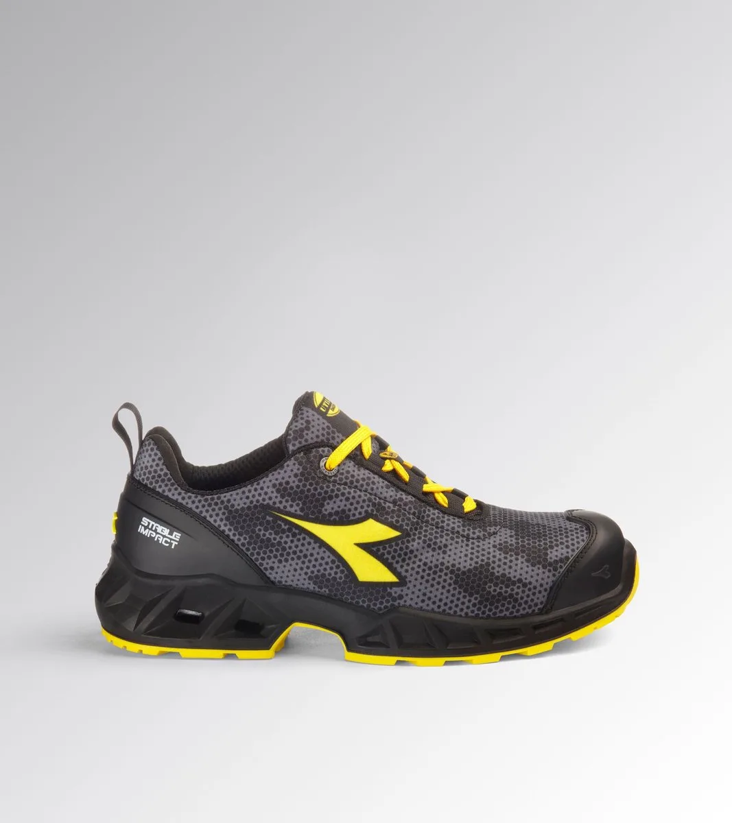 SHARK STABLE IMP LOW S3S FO SR SC BLACK/GRAY de Diadora Utility, Noir, Gris, 47 – image du produit
