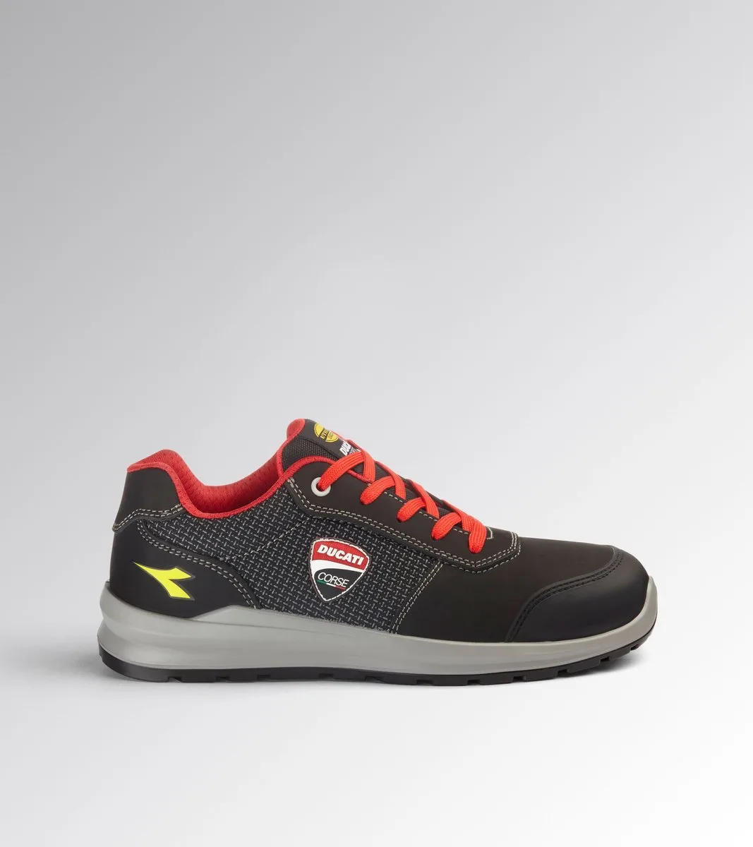 SPEEDY RACE LOW S3S FO SR SC MET FREE BLACK/GRAY de Diadora Utility, Noir, Gris, 46 – image du produit