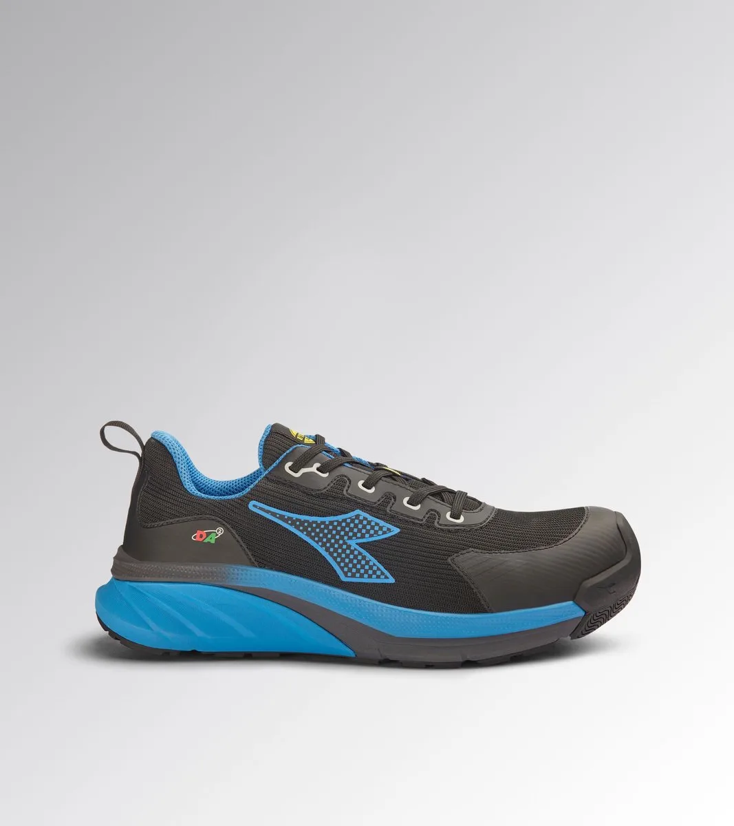 VORTEX DA2 LOW S3S BLACK/IMPERIAL BLUE de Diadora Utility, Noir, Imperial blue, 48 – image du produit