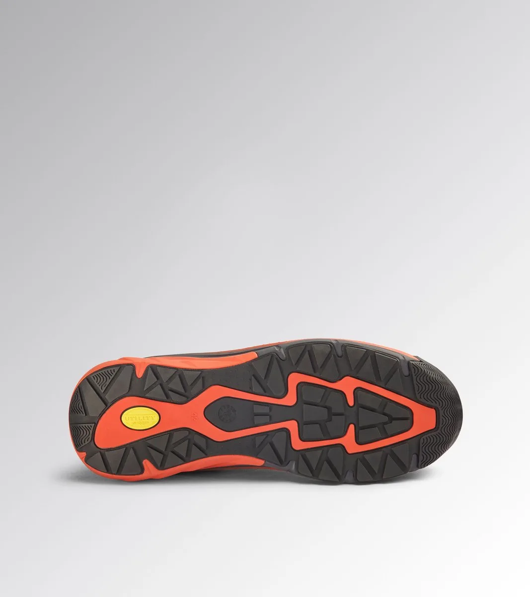 VORTEX DA2 LOW S3S BLACK/RED van Diadora Utility, Zwart, Rood, 37 – productafbeelding