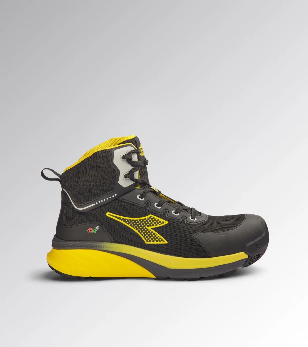 VORTEX DA2 MID S3S BLACK /YELLOW CROMS de Diadora Utility, Noir, Yellow croms, 38 – image du produit
