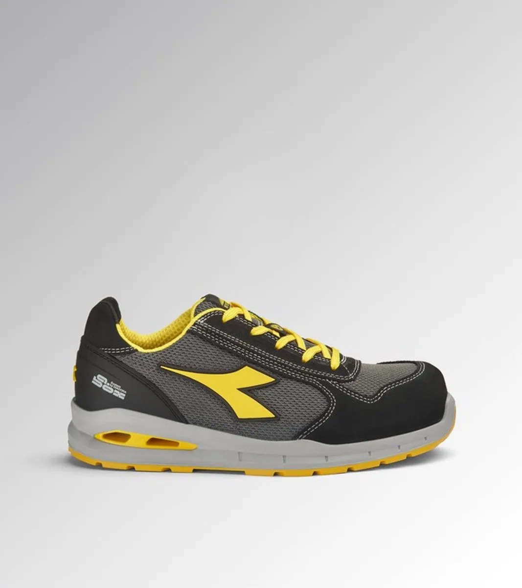 werkschoenen laag S1PS 182526 van Diadora Utility, Zwart, Antracietgrijs – productafbeelding