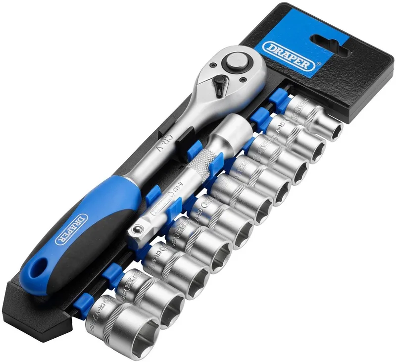 doppenset - 1/2 inch - 12-delig van Draper – productafbeelding