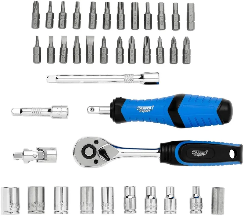 Draper 1/4" doppenset en bitset, 39-delig by Draper – product image