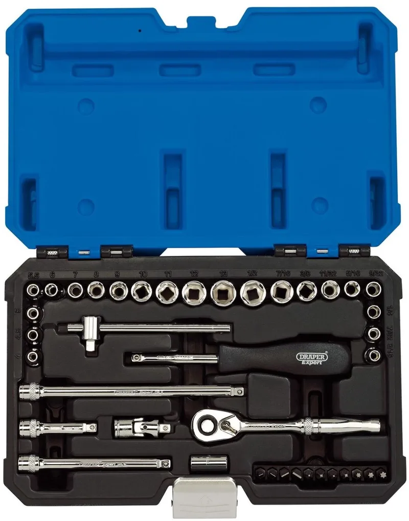 Draper 1/4" doppenset metrisch + inch, 40-delig by Draper – product image