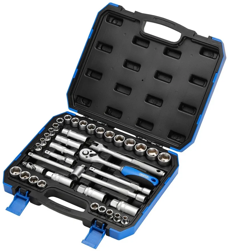 Draper 3/8" Doppenset inch + metrisch, 39-delig van Draper – productafbeelding