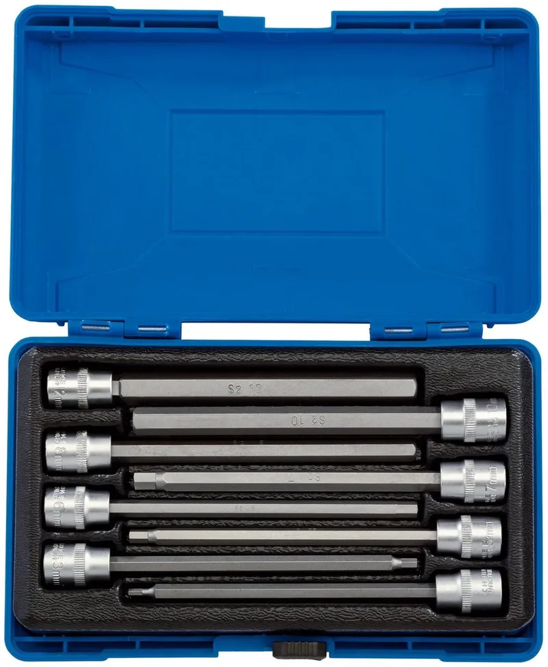Draper 3/8" lange inbus doppenset in koffer, 8-delig van Draper – productafbeelding