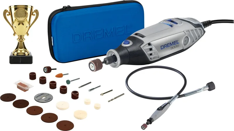 3000 Champions Editie - Multitool - Met gratis kampioensbeker om zelf te graveren by Dremel – product image