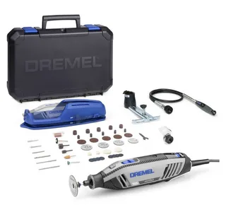 4250 multitool - Roterend - Incl. 45 accessoires, 3 hulpstukken, 2 opbergoplossingen en opbergkoffer de Dremel – image du produit 2 sur 2