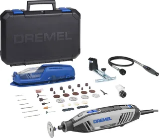 4250 multitool - Roterend - Incl. 45 accessoires, 3 hulpstukken, 2 opbergoplossingen en opbergkoffer de Dremel – image du produit 1 sur 2