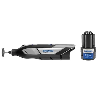 8240-5 Multitool - Inclusief 12 V (2.0 Ah) Li-Ion accu, 5 accessoires en lader de Dremel – image du produit 2 sur 6