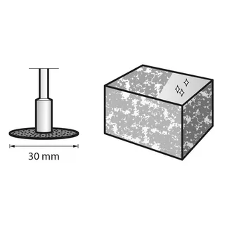 EZ SpeedClic schuurschijven - SC411 von Dremel – Produktbild 2 von 2