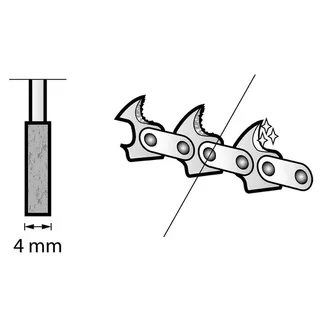 Mpx3 5000453 Slijpschijf Fijn Korrelig Medium Cilindrische Punt 4 Mm de Dremel – image du produit 2 sur 2