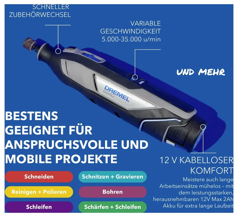 Multifunktionswerkzeug 8240 von Dremel – Produktbild 2 von 2