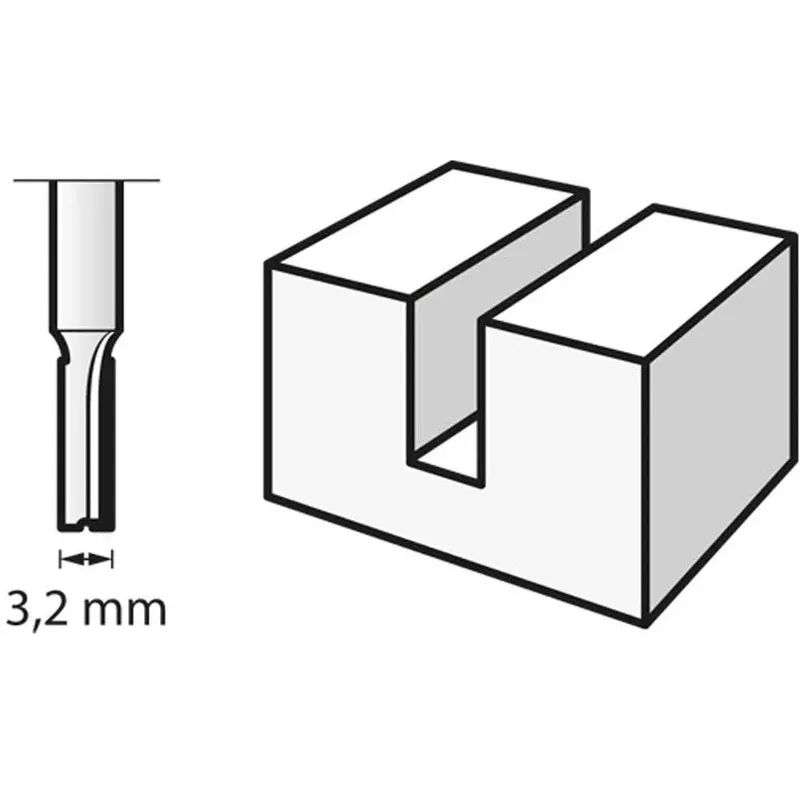 Router bit van Dremel – productafbeelding
