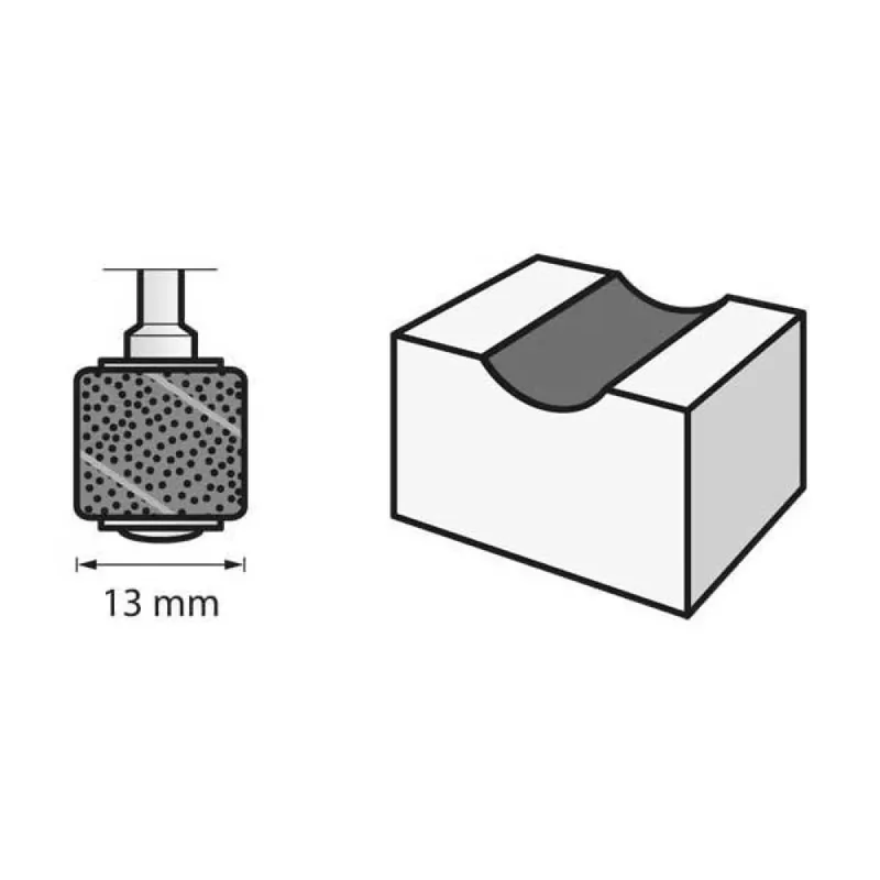 Schuurband 13 mm korrelgrootte 60 - 6 stuks (408) van Dremel – productafbeelding 2 van 2