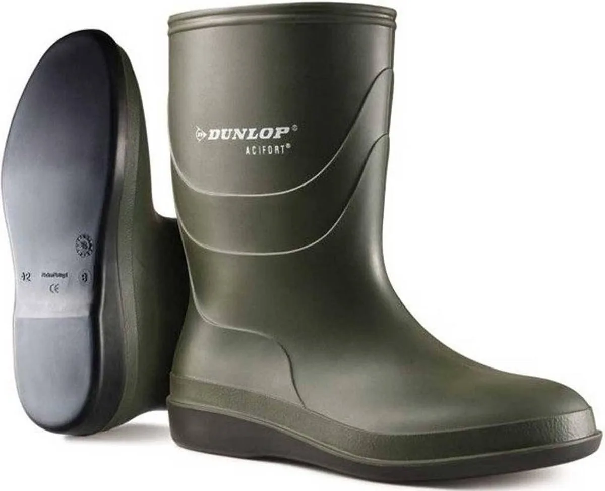 B550631 Kuitlaarzen Heren fra Dunlop Protective Footwear, Grøn – produktbillede