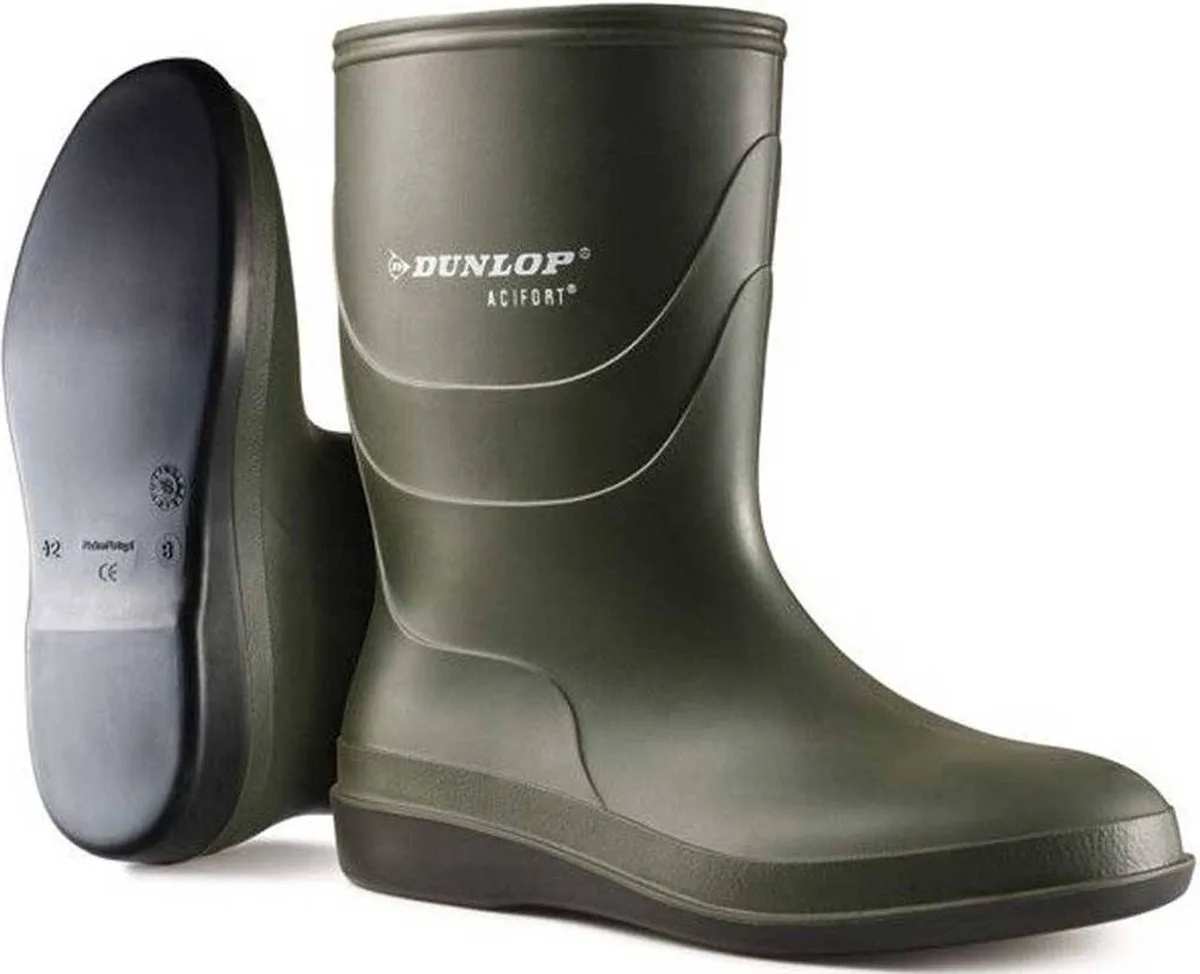 B550631 Kuitlaarzen Heren van Dunlop Protective Footwear, Groen – productafbeelding