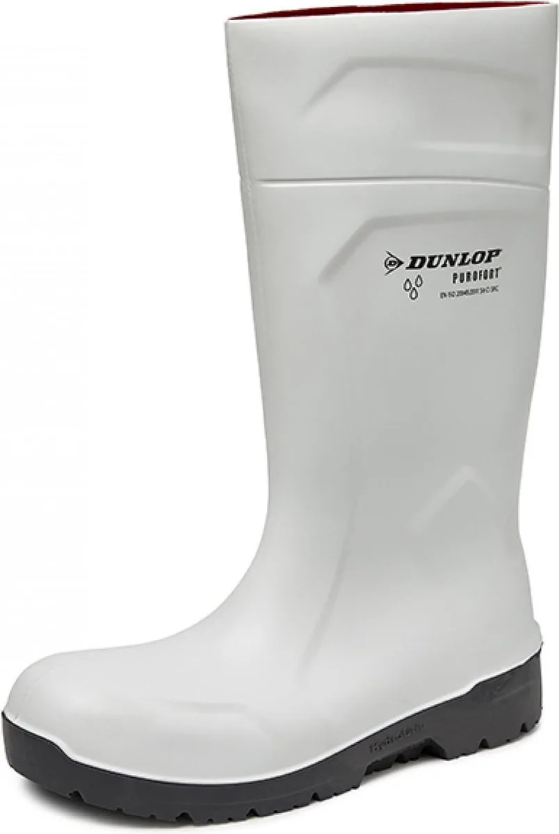 CB71431 Purofort S4 Knielaarzen fra Dunlop Protective Footwear, Hvid – produktbillede