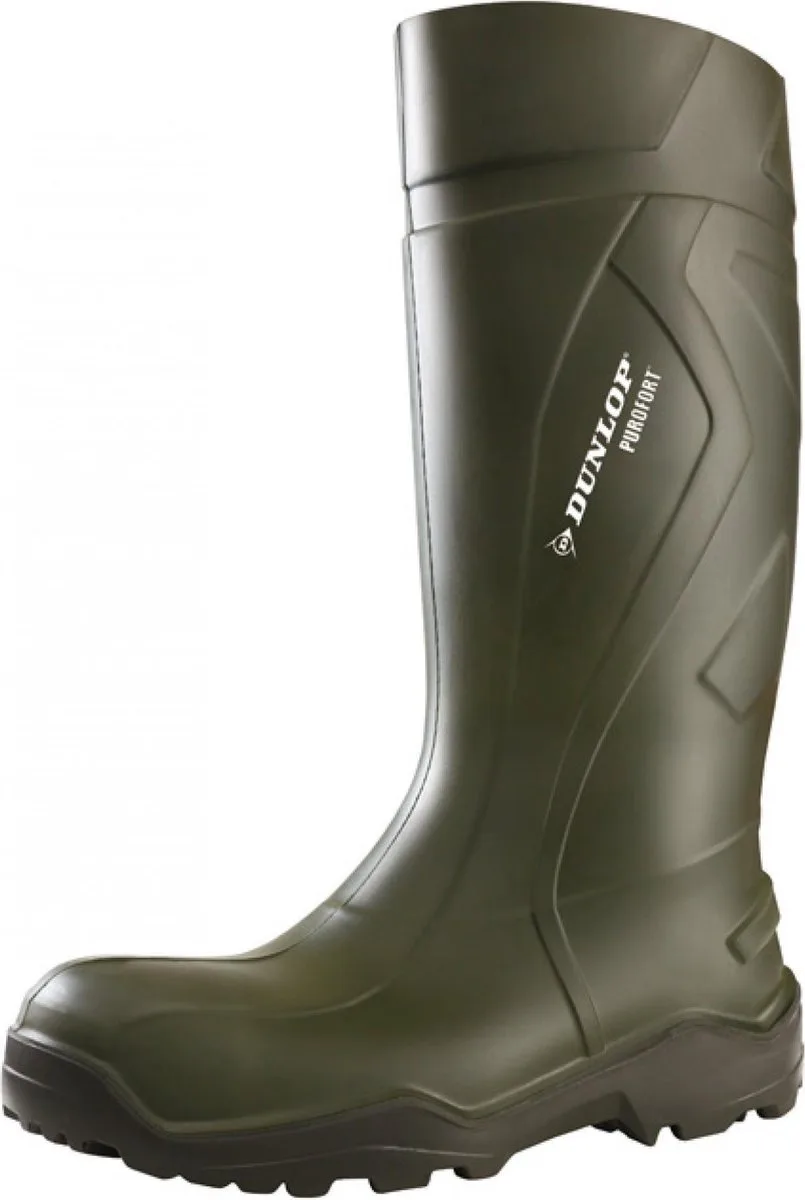 D760933 Purofort Knielaarzen fra Dunlop Protective Footwear, Grøn – produktbillede