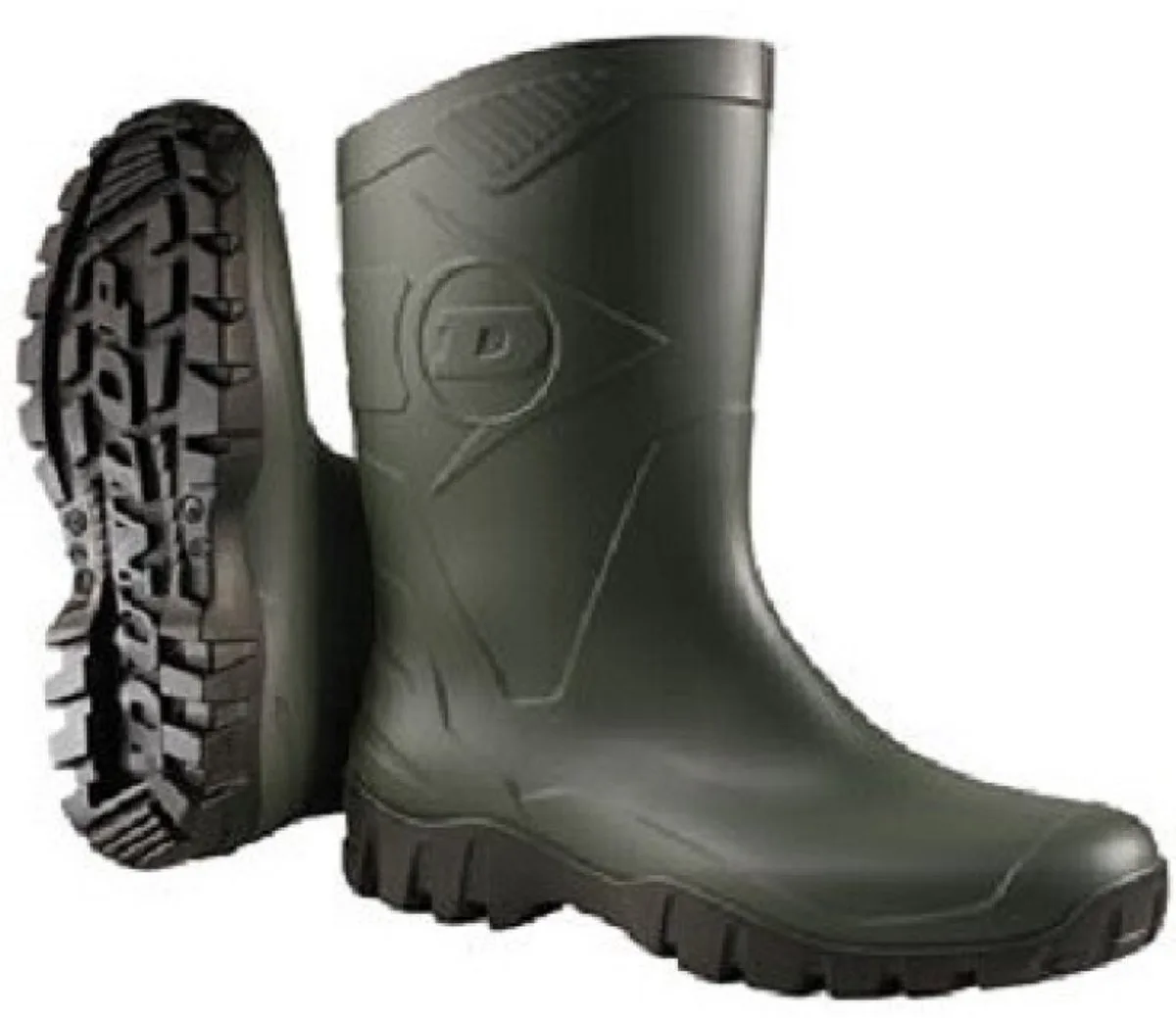 Groene Pvc Kuitlaars Dee Calf van Dunlop van Dunlop Protective Footwear, Groen, 47 – productafbeelding