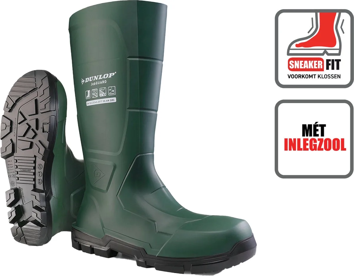 Jobguard NA2KL01 werklaars - S5 - groen de Dunlop Protective Footwear, Vert, 42 – image du produit