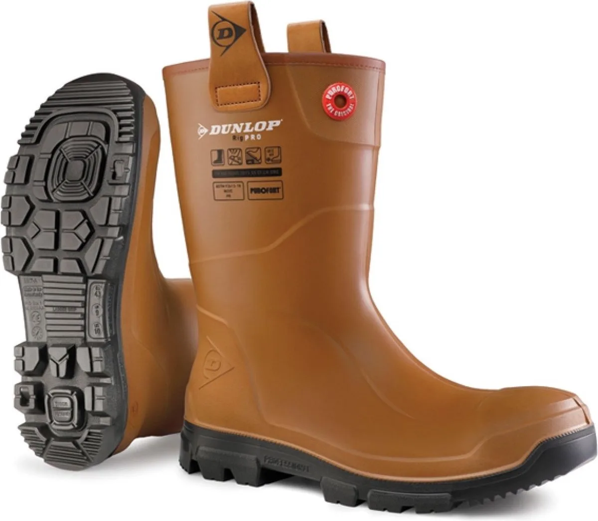 LJ2HR42 RigPRO S5 bruin de Dunlop Protective Footwear, Zie omschrijving – image du produit