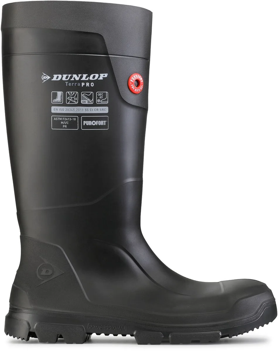 Purofort TerraPRO LJ2HD02 werklaars - S5 - zwart de Dunlop Protective Footwear, Noir, 40 – image du produit