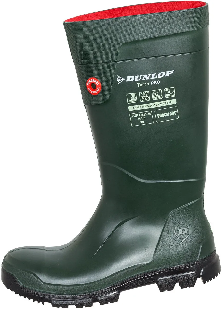 Purofort TerraPRO LJ2KL01 werklaars - S5 - grijs van Dunlop Protective Footwear, Grijs, Zwart, 38 – productafbeelding