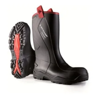 Sicherheitsstiefel schwarz Dunlop PUROFORT + RUGGED FULL SAFETY, S5, EU-Schuhgröße von Dunlop Protective Footwear, 47 – Produktbild