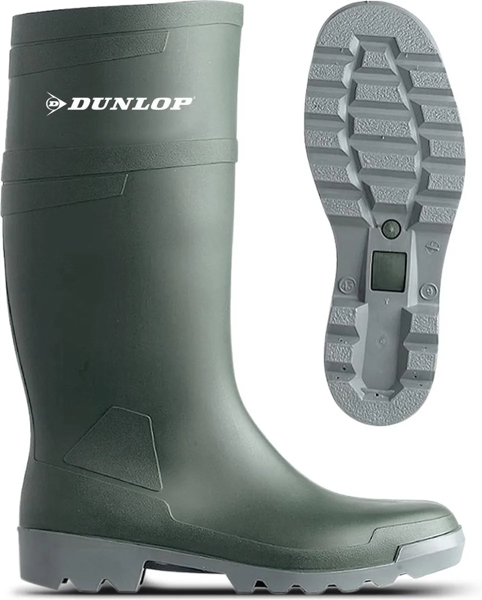 Tuinlaars Dunlop kniehoogte - groen by Dunlop Protective Footwear, Green, 45 – product image