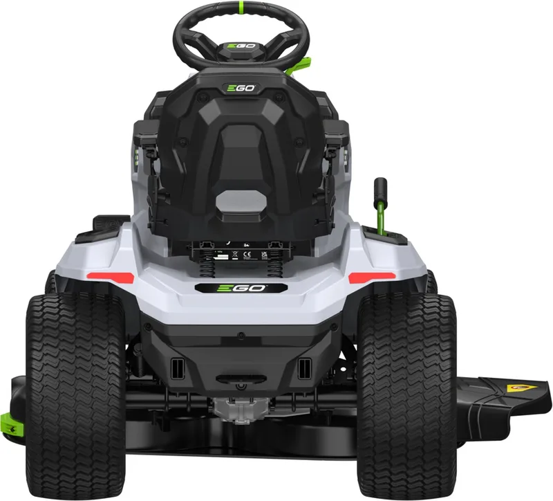 accu zitmaaier TR4201E met zij-uitworp 107cm incl. 4x een 10 Ah accu van EGO – productafbeelding