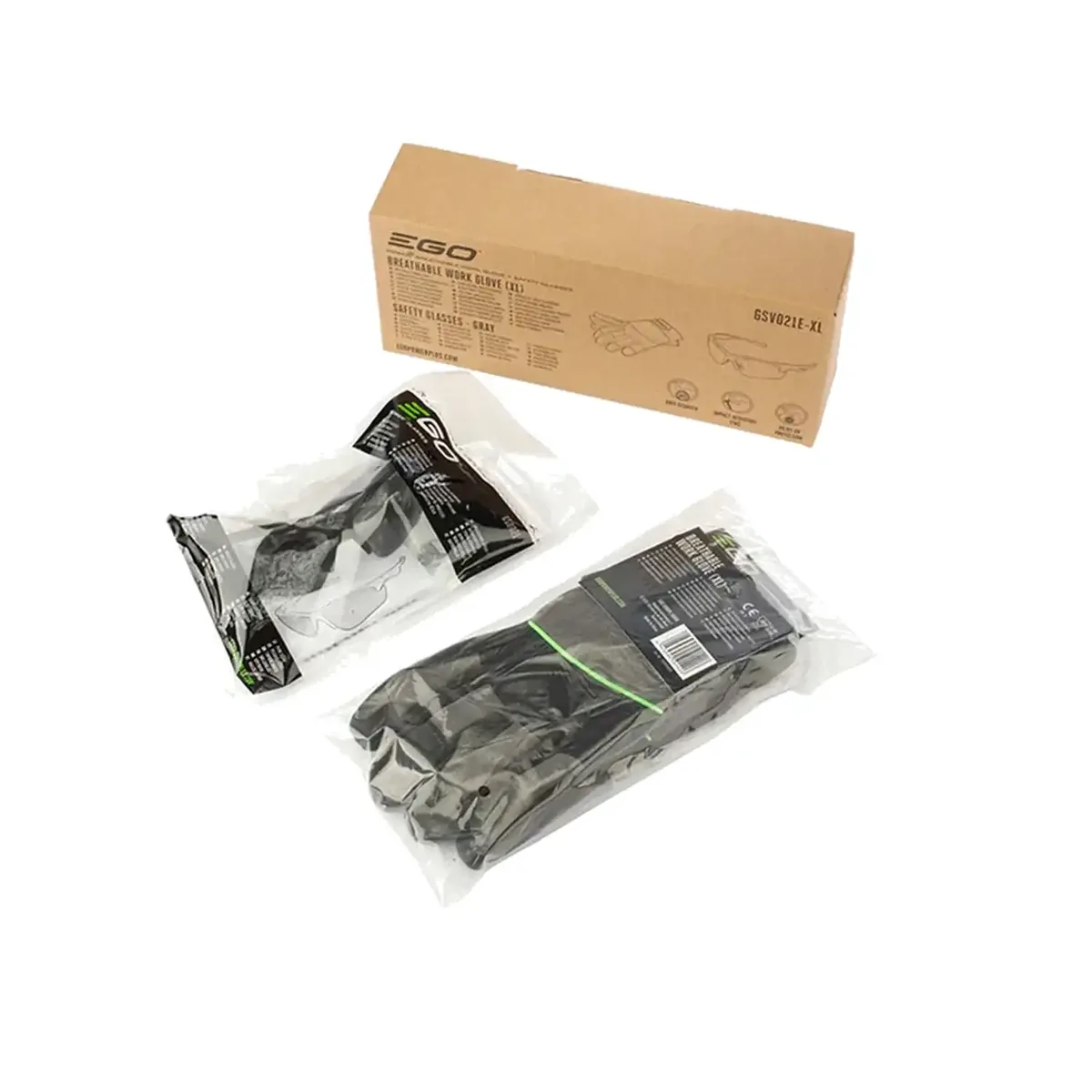 GSV021E-XL Brille und Handschuhe van EGO – productafbeelding