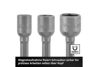 135101 Dopsleutel-bitinzetset 8 - 13 mm 1/4 (6,3 mm) von Einhell, Kleurloos – Produktbild 3 von 5