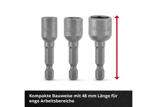 135101 Dopsleutel-bitinzetset 8 - 13 mm 1/4 (6,3 mm) von Einhell, Kleurloos – Produktbild 5 von 5