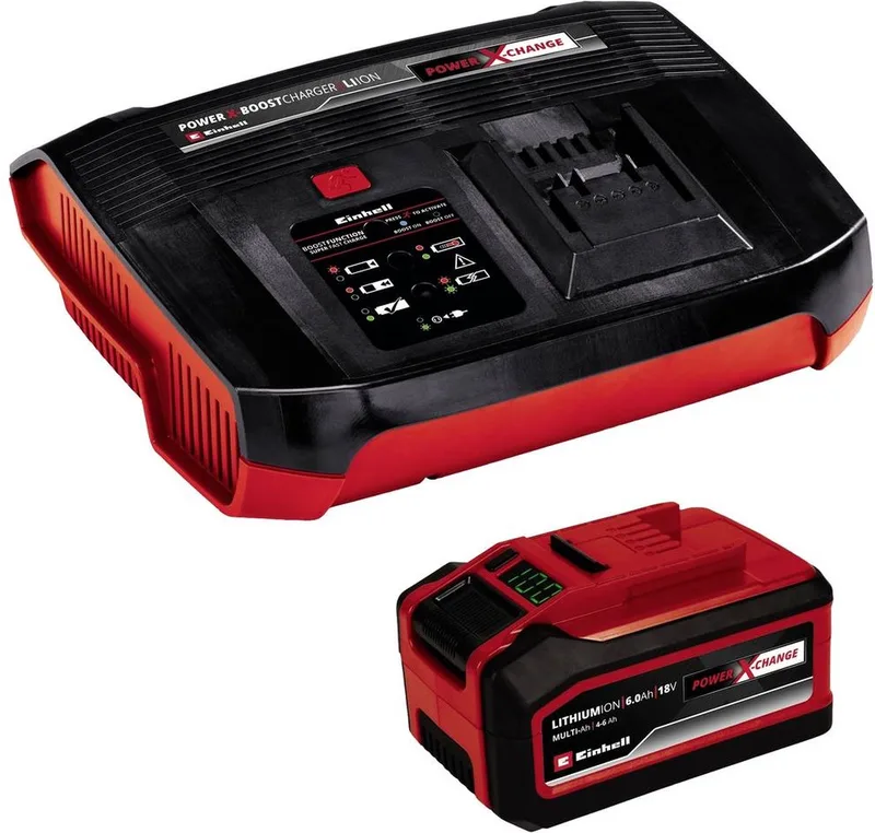 18 V/4-6 Ah Power X-Change starter kit - 1x 4-6 Ah Accu en snellader - universeel voor alle Power X-Change machines by Einhell – product image