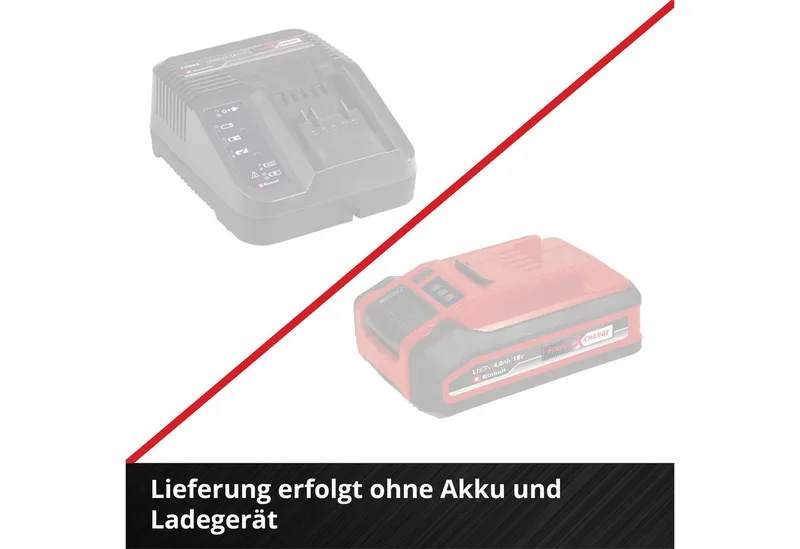 Accu Auto Compressor CE-CC 18/23 D Li Solo - Power X-Change - 18 V/Li-ion - Lengte slang: 0,7 m - Max. Luchtafgifte: 23 l/min - Max. Werkdruk: 11 bar - Digitale manometer - Incl. 3-delige adapterset - Excl. accu en lader van Einhell, Rood – productafbeelding 5 van 5