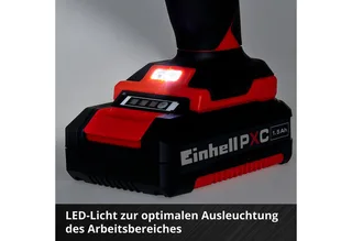 Accu Boor-/Schroefmachine TC-CD 18/35 Li Kit - Power X-Change - 18 V/Li-ion - 35 Nm - 0-550 t/min - 10 mm snelspanboorkop - Elektronische snelheidsregeling - Incl. 1x 1.5 Ah accu en lader van Einhell – productafbeelding 4 van 5