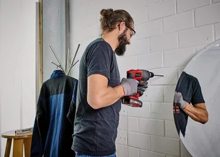 Accu Boorhamer TE-HD 18 Li-Solo Power X-Change (Li-Ion - 18 V - 1.2 J - boorcapaciteit in beton 12 mm - SDS plus opname - LED verlichting - zonder accu en lader) van Einhell – productafbeelding 2 van 5