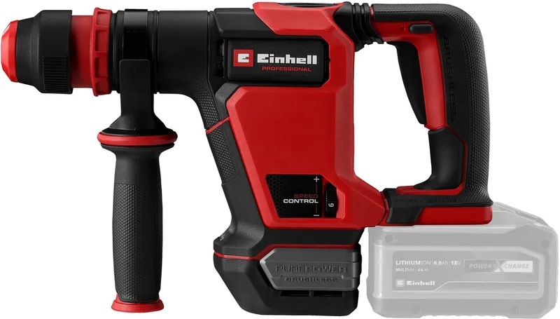 Accu Breekhamer TP-DH 18/4 Li BL Solo - Power X-Change - 4 J - SDS-Plus - Incl. Punt en platte beitel - Incl. Transport-/Opbergkoffer - Excl. accu en lader van Einhell – productafbeelding
