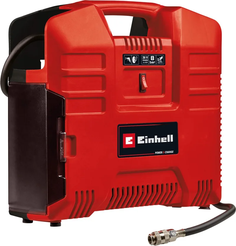 Akku-Koffer-Kompressor TE-AC 36/8 Li OF Set - Solo, 36Volt (2x18V) von Einhell, Rot – Produktbild 1 von 5