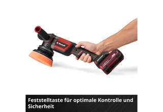 Accu Excentrische Polijstmachine CP-EP 18/125 Li BL Solo - Power X-Change - 18 V/Li-ion - 500-3.800 t/min - Ø125 mm - Incl. 3x polijstpads - Excl. Accu en lader by Einhell – product image 3 of 5