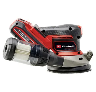 Accu Excentrische Schuurmachine TP-RS 18/32 Li BL Solo - Power X-Change - 18 V/Li-ion - Schuuroppervlak: Ø 125 mm - Incl. 3 x schuurpapier - Excl. Accu en lader by Einhell – product image 4 of 5
