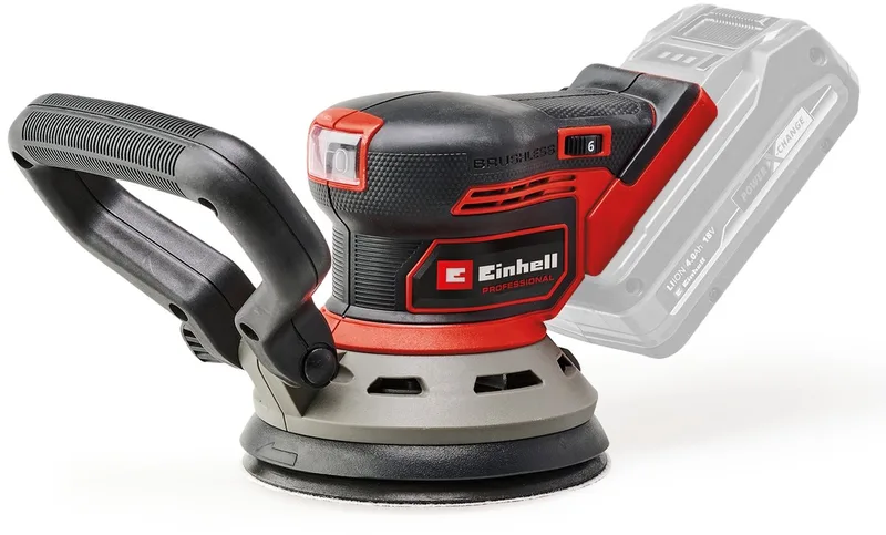 Accu Excentrische Schuurmachine TP-RS 18/32 Li BL Solo - Power X-Change - 18 V/Li-ion - Schuuroppervlak: Ø 125 mm - Incl. 3 x schuurpapier - Excl. Accu en lader by Einhell – product image 1 of 5
