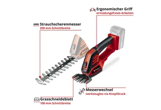 Ciseaux Pour Tondeuse à Gazon Ge-cg 18/100 de Einhell – image du produit 3 sur 5