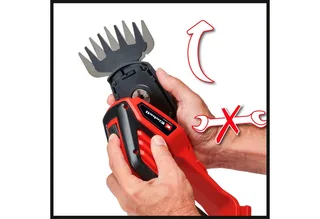 Accu Gras-/Heggenschaar GE-CG 18/100 Li T Kit - Power X-Change - 18 V/Li-ion - Knipbreedte grasschaar: 10 cm - Snoeibreedte heggenschaar: 20 cm - Incl. 2.5 Ah Accu en 1x lader von Einhell – Produktbild 5 von 5