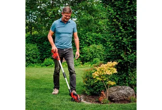 Accu Gras-/Heggenschaar GE-CG 18/100 Li T Kit - Power X-Change - 18 V/Li-ion - Knipbreedte grasschaar: 10 cm - Snoeibreedte heggenschaar: 20 cm - Incl. 2.5 Ah Accu en 1x lader von Einhell – Produktbild 2 von 5