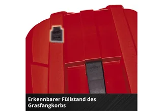 Accu Grasmaaier GE-CM 36/33 Li Kit - Power X-Change - 36 V/Li-ion - Maaibreedte 33 cm - Aanbevolen gazonoppervlakte: tot 250 m² - 30 L opvangbak - Maaihoogte: 25-65 mm - Incl. 2x 2.5Ah accu + 2x oplader van Einhell – productafbeelding 4 van 5