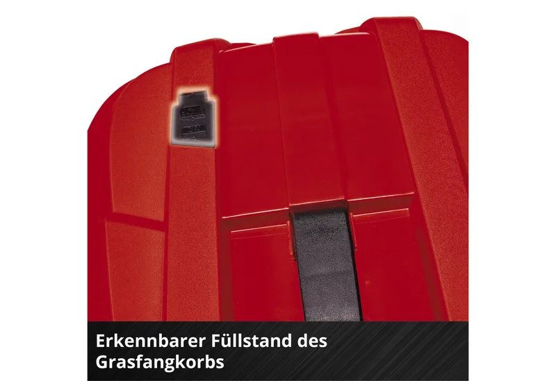 Accu Grasmaaier GE-CM 36/33 Li Kit - Power X-Change - 36 V/Li-ion - Maaibreedte 33 cm - Aanbevolen gazonoppervlakte: tot 250 m² - 30 L opvangbak - Maaihoogte: 25-65 mm - Incl. 2x 2.5Ah accu + 2x oplader van Einhell – productafbeelding 4 van 5